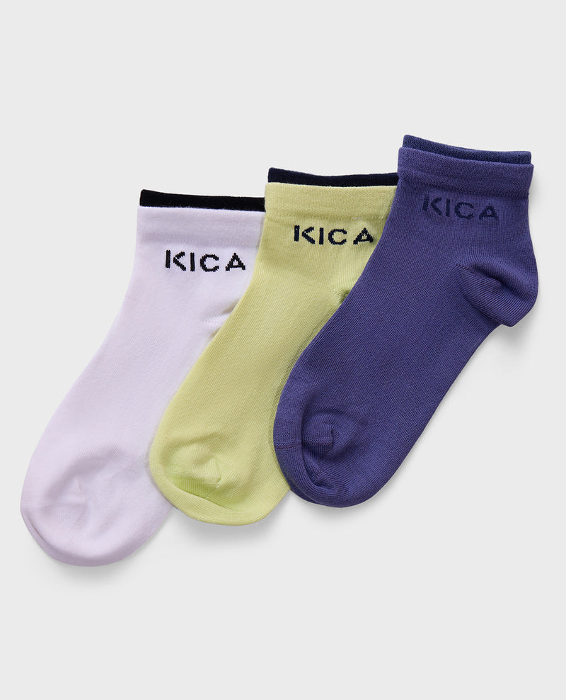 Soft Ankle Length Socks Multicolor - Pack of 3