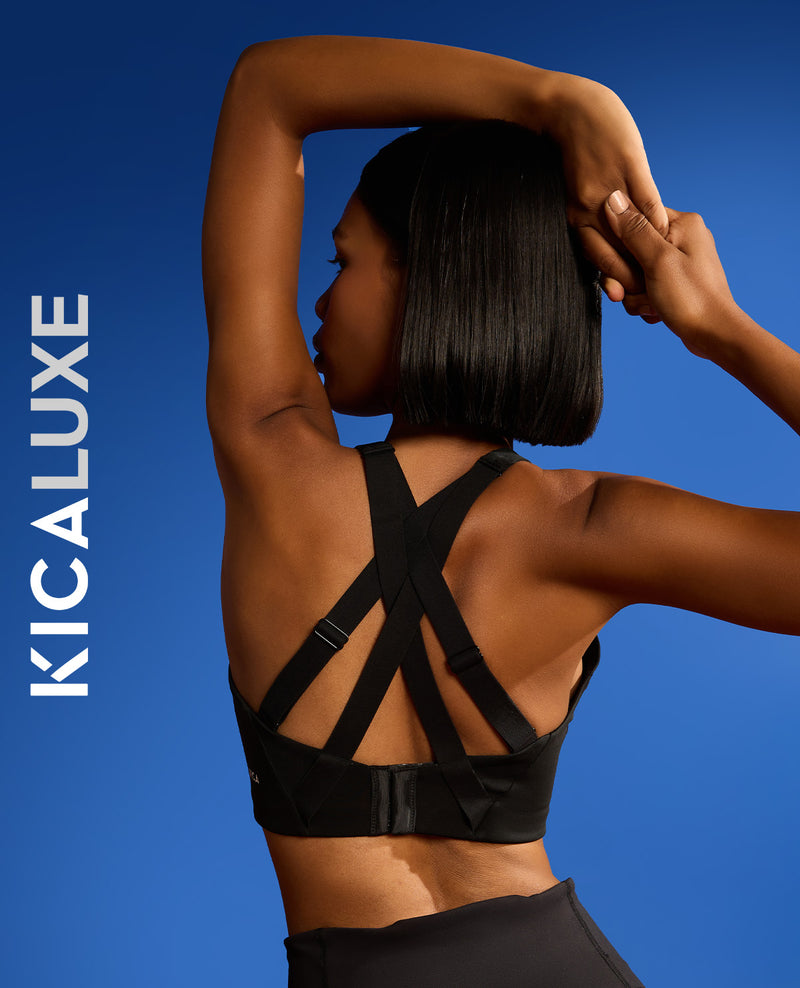 Luxe Limitless High-Impact Full Coverage Sports Bra Black