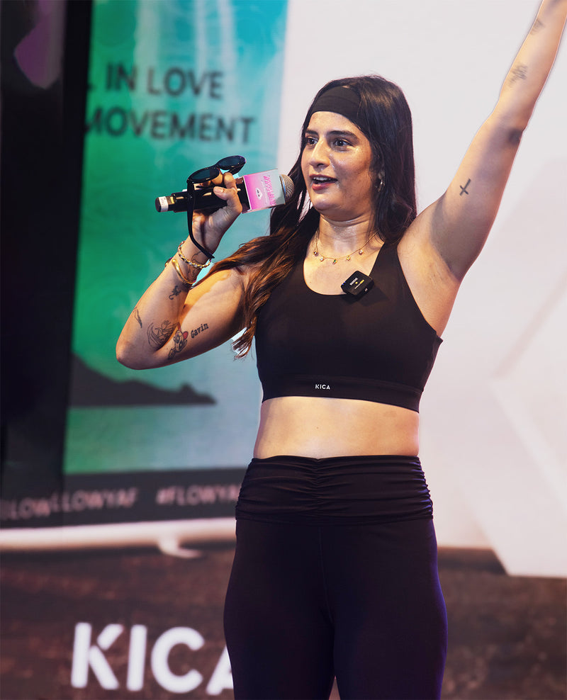 Luxe Crostini Sports Bra and Ruched Waistband Leggings in Second SKN Set